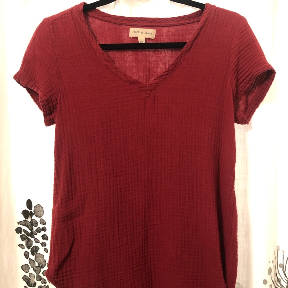 Anthro ❤️ Textured Tunic Tee ❤️ Cloth and Stone